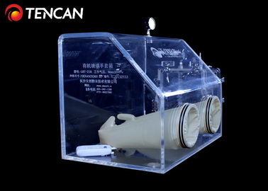 CE Acrylic Isolation Laboratory Glove Box Dust Proof 10mm Without Vacuuming